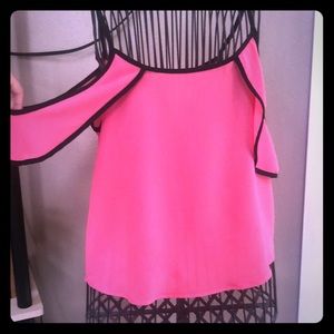 Large open shoulder top